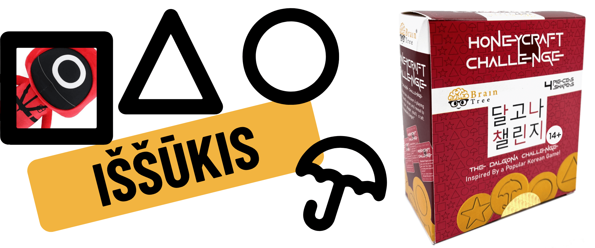 Squid Game Dalgona Iššūkis