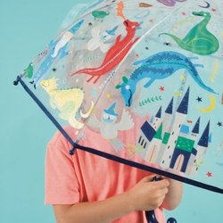 Magic colour changing umbrellas
