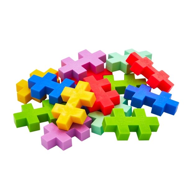 Plus Plus ehitusklotsid, BIG troopiline mix, 15 2