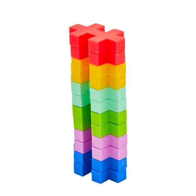 Plus Plus ehitusklotsid, BIG troopiline mix, 15 3