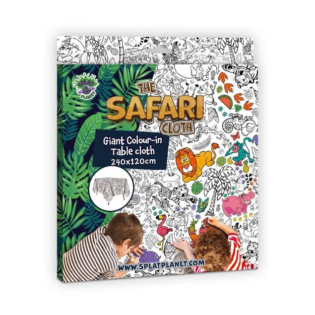 Splat Planet krāsošanas galdauts, Safari