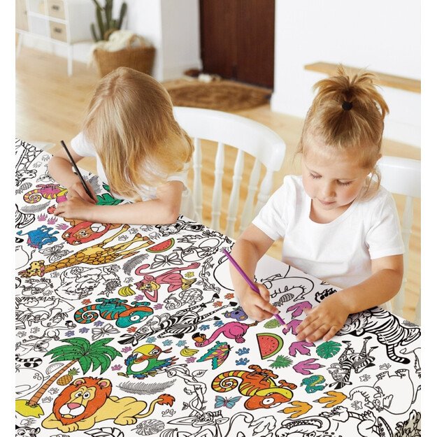 Splat Planet krāsošanas galdauts, Safari 5