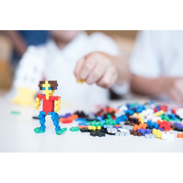 Plus Plus konstruktorius 1 METRAS, bazinių spalvų 3