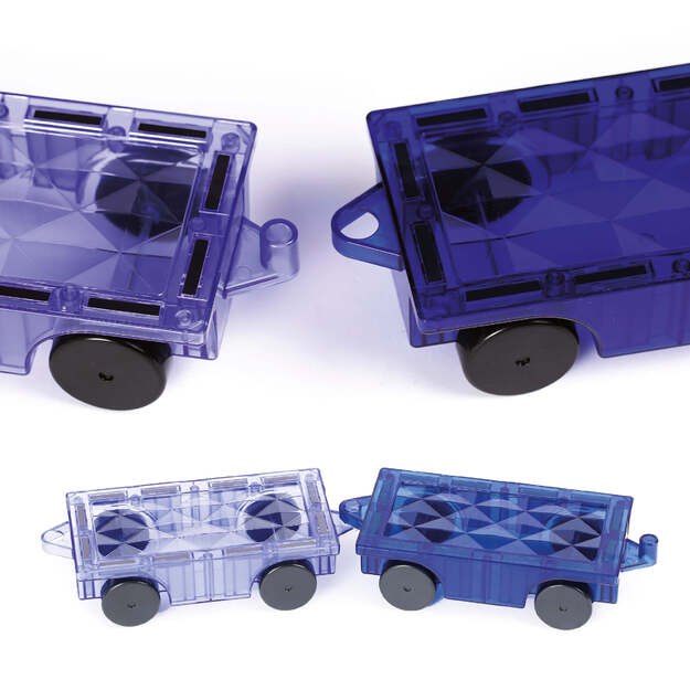 LUDI magnetilised ehitusklotsid ratastega 8