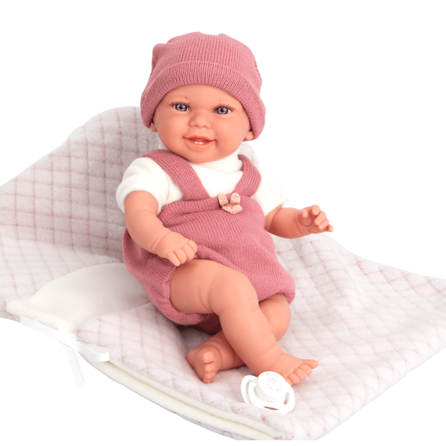 Arias nukk koos pastellroosa tekiga, 35 cm 4