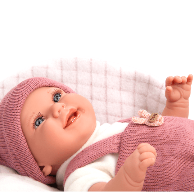 Arias nukk koos pastellroosa tekiga, 35 cm 3