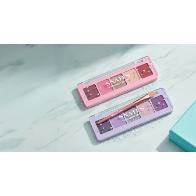 Snails akių šešėlių paletė, violetiniai atspalviai 1