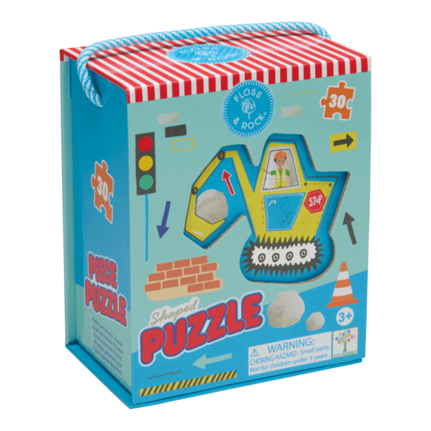 Shaped Jigsaw Puzzle, Construction, 30 pcs.
