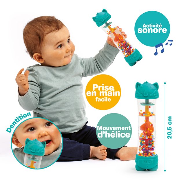 LUDI sensorinis žaislas kūdikiams Lietaus lazdelė 1