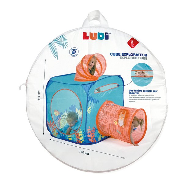 LUDI spēļu tunelis, telts Mazais pētnieks 2