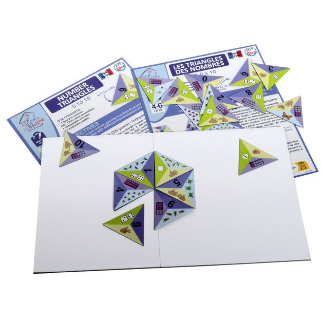 SEPP Magnetic logic game Number triangles 2