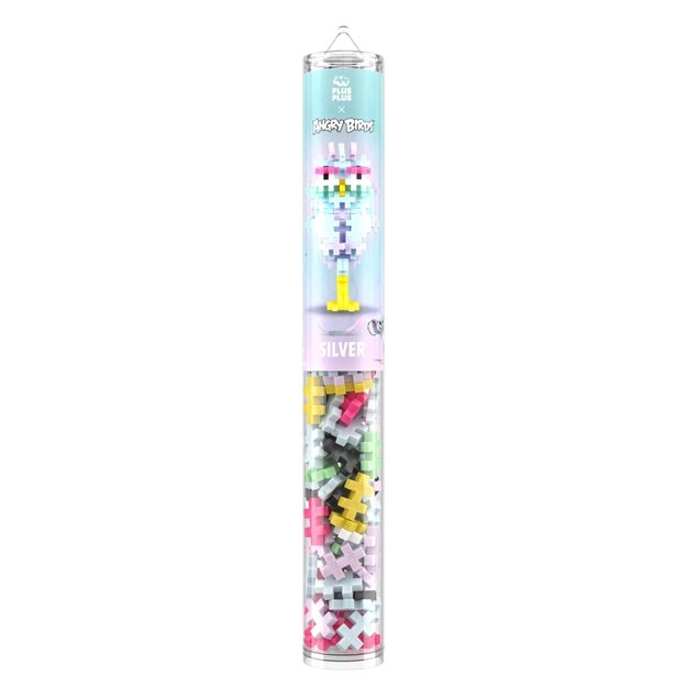 Plus Plus ehitusklotsid Angry Birds Silver, 110 tk.
