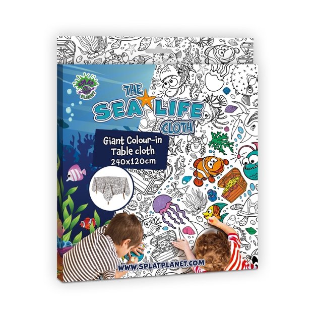 Splat Planet krāsošanas galdauts, Jūra