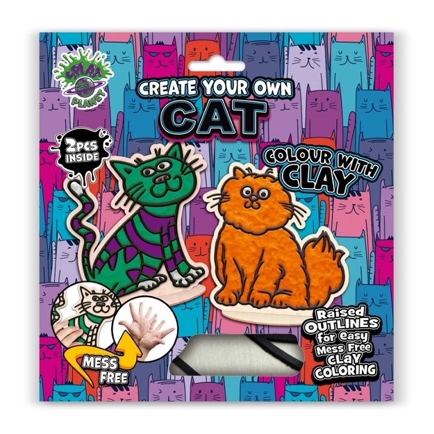 Splat Planet savivärvimise komplekt, Kiisu