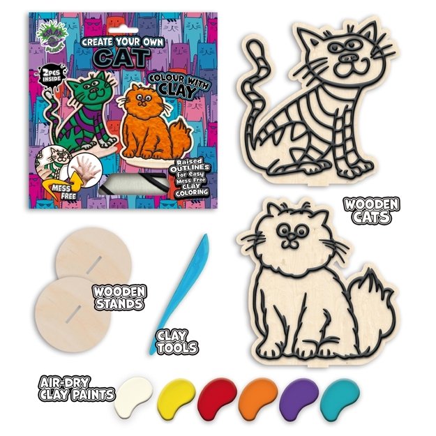 Splat Planet savivärvimise komplekt, Kiisu 2