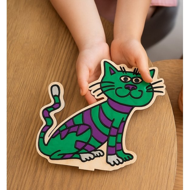 Splat Planet savivärvimise komplekt, Kiisu 6