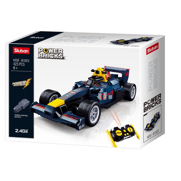 Sluban ehitusklotsid, RC F10 auto B1023, 423 tk.