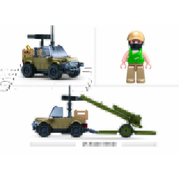 Sluban konstruktorius, Karinė D30S haubica, 138 det. 2