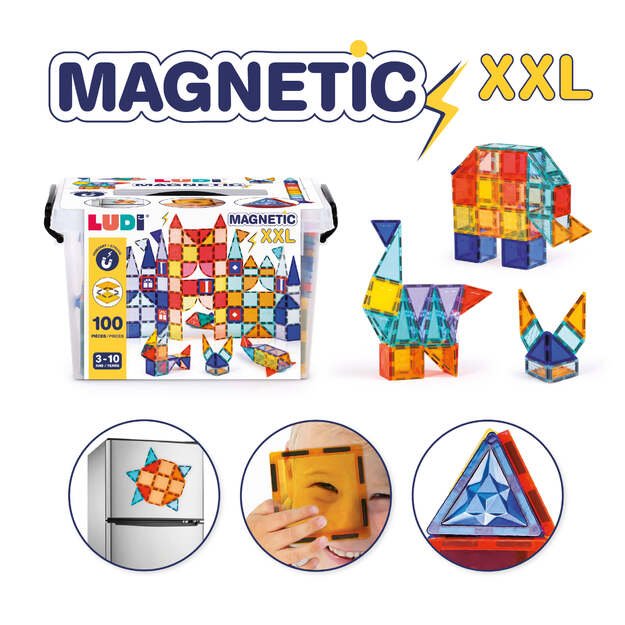 LUDI magnetilised ehitusklotsid XXL 12
