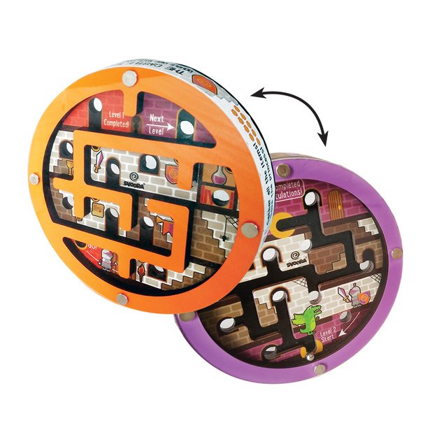 Svoora puidust kahekordne kettalabürint, Loss