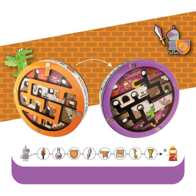 Svoora puidust kahekordne kettalabürint, Loss 1