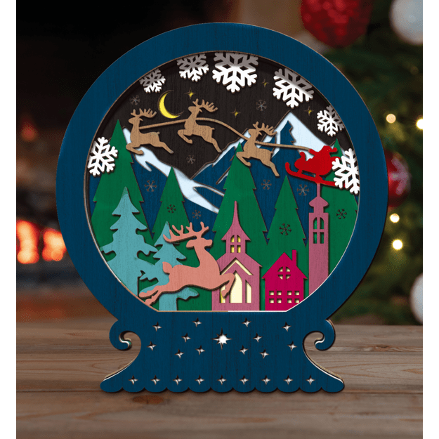 Splat Planet 3D puidust kunstikomplekt, Jõulukuul 3