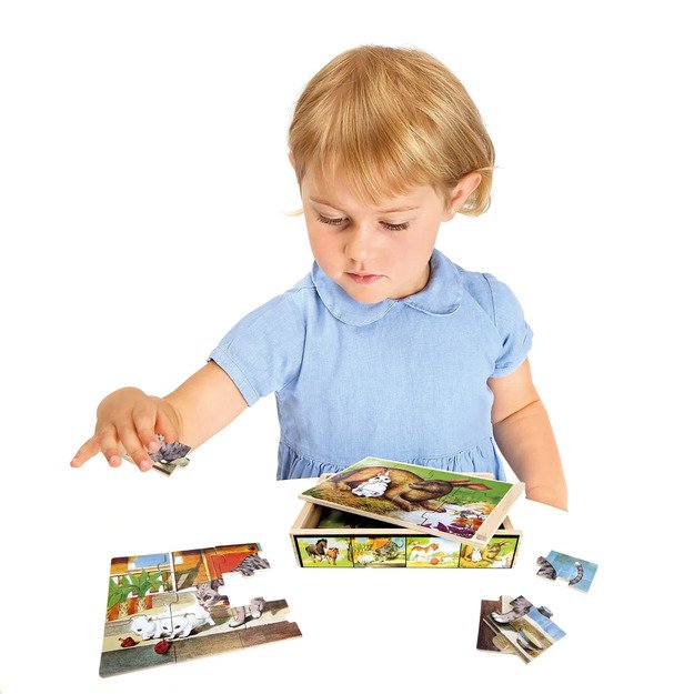 Set of wooden puzzles  1