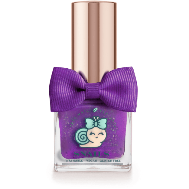 Snails nuplaunamas nagų lakas, Blizganti violetinė