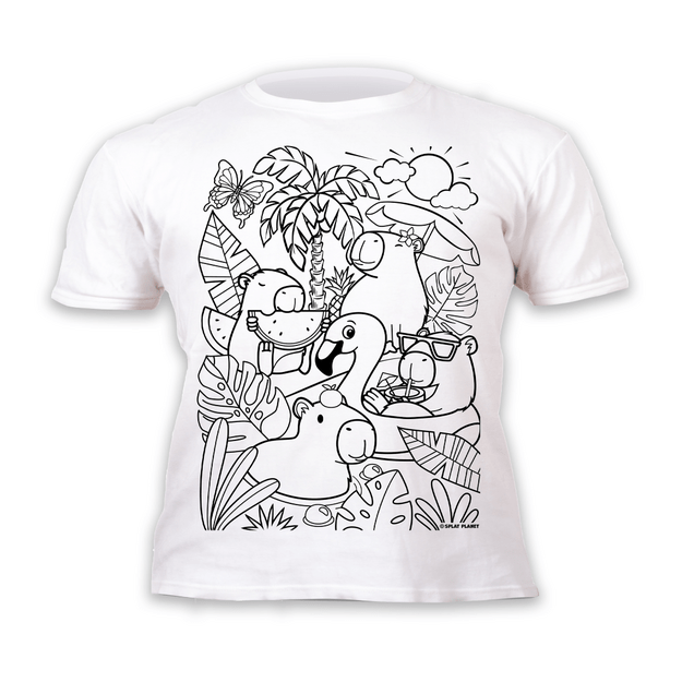 Splat Planet colour in T-shirt Capybara 2