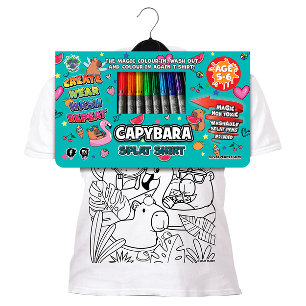 Splat Planet colour in T-shirt Capybara 1