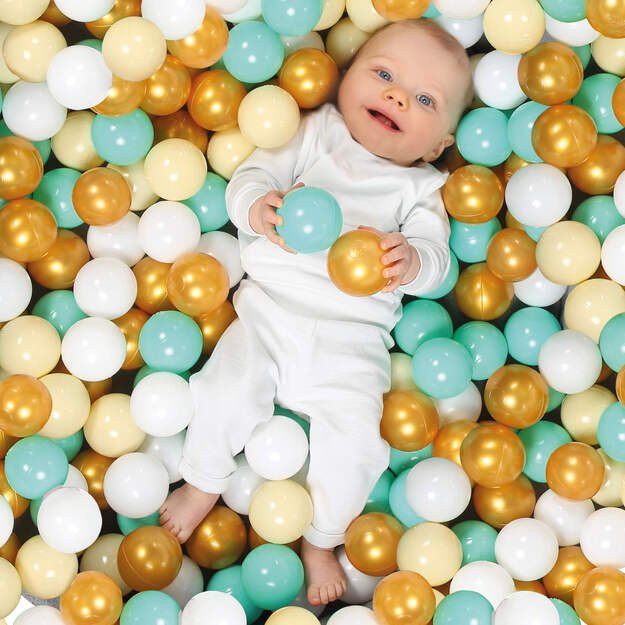 LUDI värviline mängupallide komplekt, 90 tk. 1