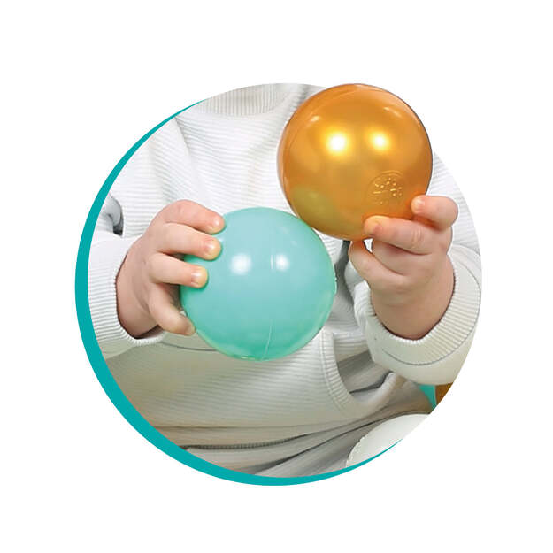 LUDI värviline mängupallide komplekt, 90 tk. 3