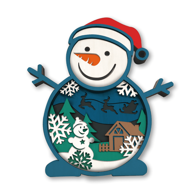 Splat Planet 3D puidust kunstikomplekt, Lumememm 1