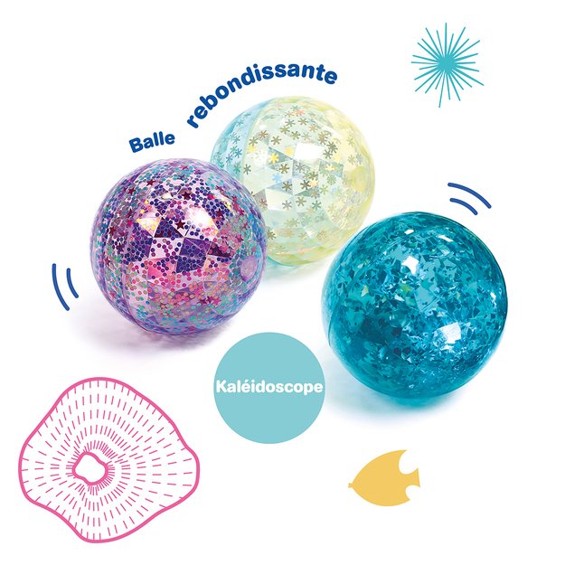 LUDI sensorā bumbiņa ar mirdzumiem, 1 gab. 4