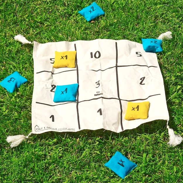 Svoora maisiņu mešanas spēle Corn Hole 7