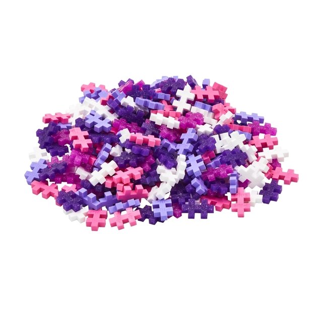 Plus Plus ehitusklotsid tuubis, 1 meeter, sädeluse värvid 1