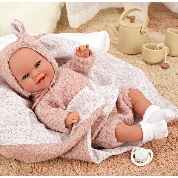 Arias nukk koos roosa tekiga, 35 cm 3