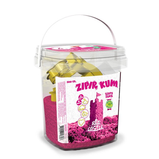 Red Castle modelling sand, pink 500 g