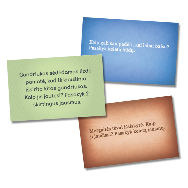 Lavinamasis stalo žaidimas JAUSMŲ PASAULIS, 6+ 1