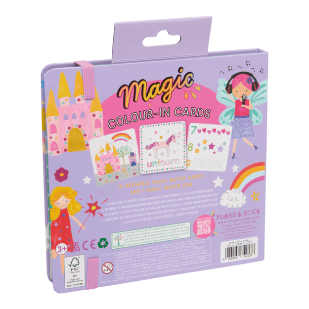 Magic Colour Changing Water Cards - Fairy Unicorn 1