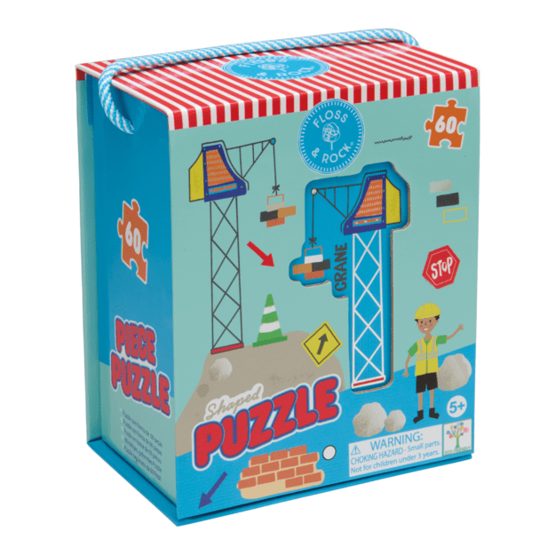 Shaped Jigsaw Puzzle, Construction, 60 pcs.