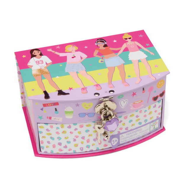 Lockable Jewellery Box, Fab Friends