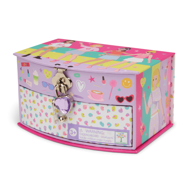 Lockable Jewellery Box, Fab Friends 3