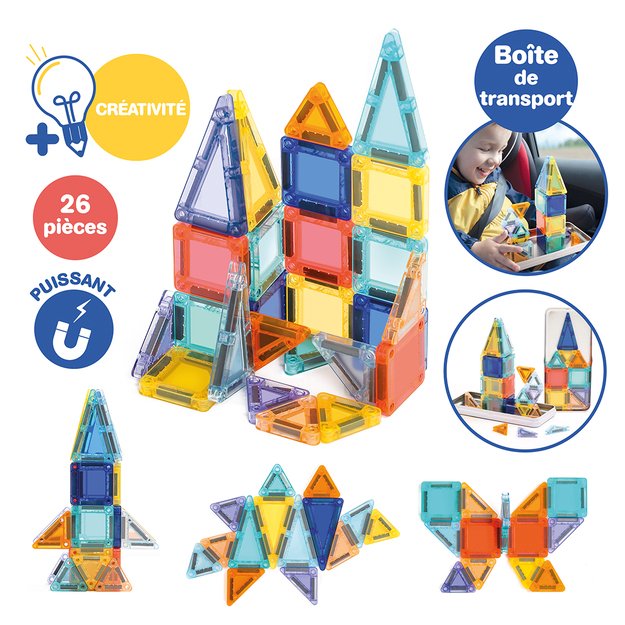 LUDI magnetic construction toy, Mini tiles 2