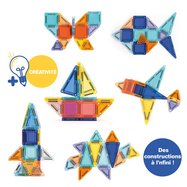 LUDI magnetic construction toy, Mini tiles 3