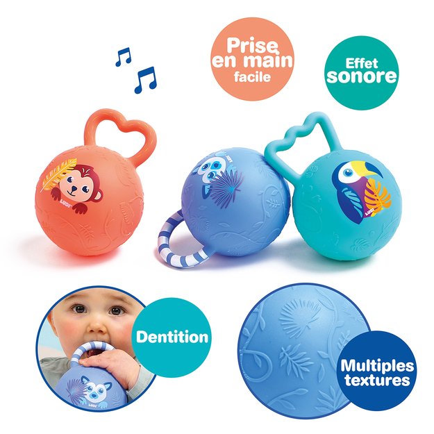 LUDI bumbiņa - grabulītis Džungļi 4