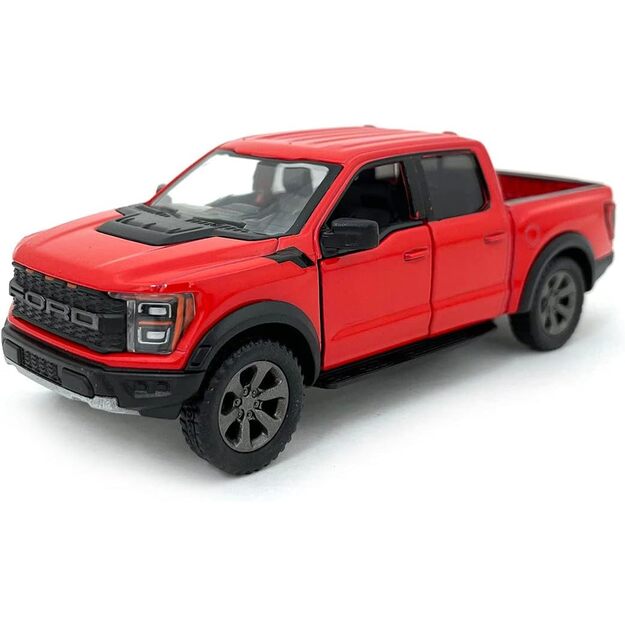 KiNSMART automobilis, 2022 Ford F-150 Raptor, raudonas