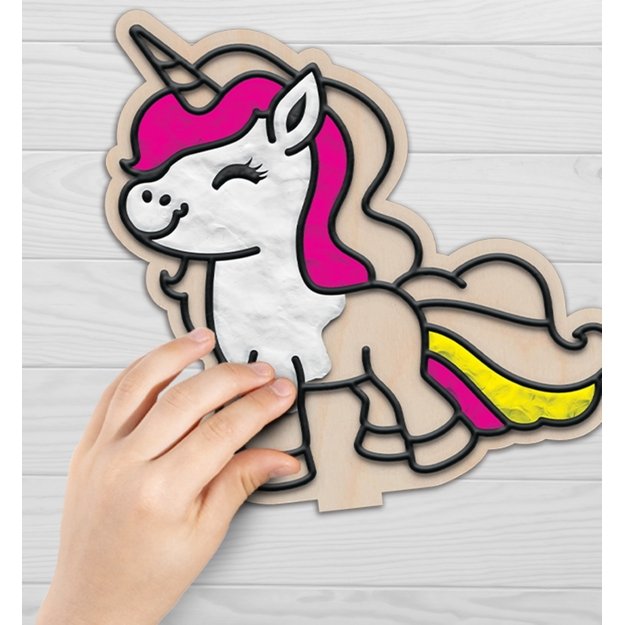 Splat Planet kūrybinis modelino rinkinys su mediniais Vienaragiais 5