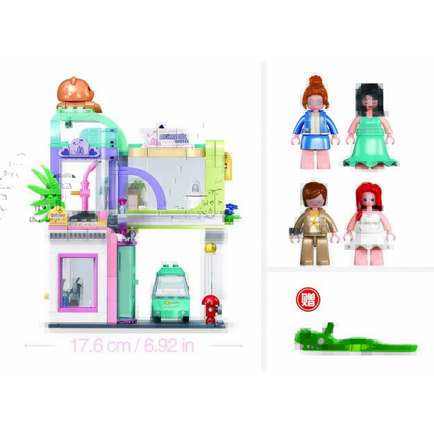 Sluban konstruktorius, Crown viešbutis, 435 det. 2