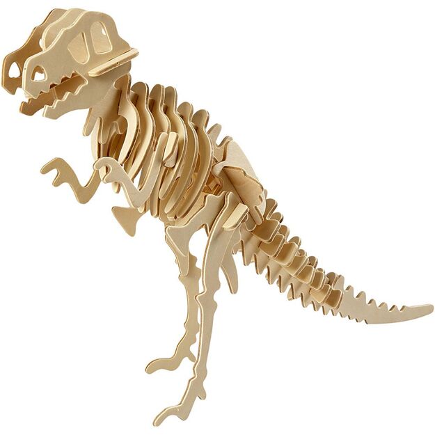 3D koka konstruktors - DINOZAURS